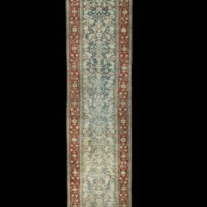 483cmX115cm.  ANTIQUE HAND KNOTTED HAMEDAN PERSIAN RUNNER.