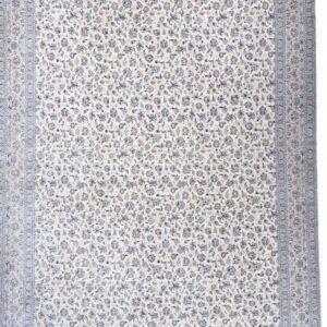 620cmX410cm  MAGNIFICENT EXTRA LARGE NAIN 6 LA HAND KNOTTED KURKWOOL & SILK PERSIAN CARPET.