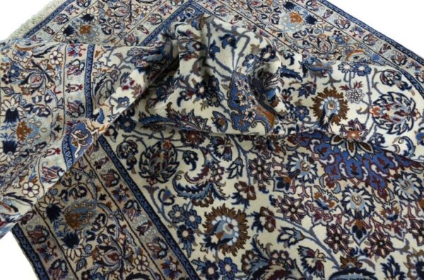 BEAUTIFUL HAND KNOTTED NAIN 9LA PERSIAN CARPET. - Image 6