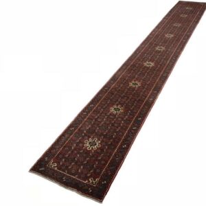 600X76cm   HAND KNOTTED, HOSSEINABAD RUNNER.