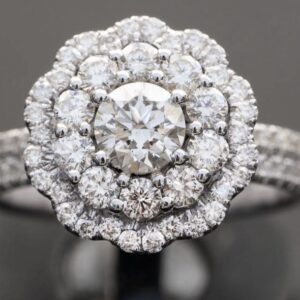 1.61Carat Natural Diamond Ring, VS1- E.  #162