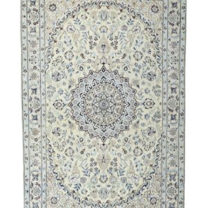 210x134cm NAIN 9 LA , Hand Knotted Persian Carpet.Stock #57525
