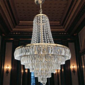 Italian Crystal Chandelier 9 Lights.