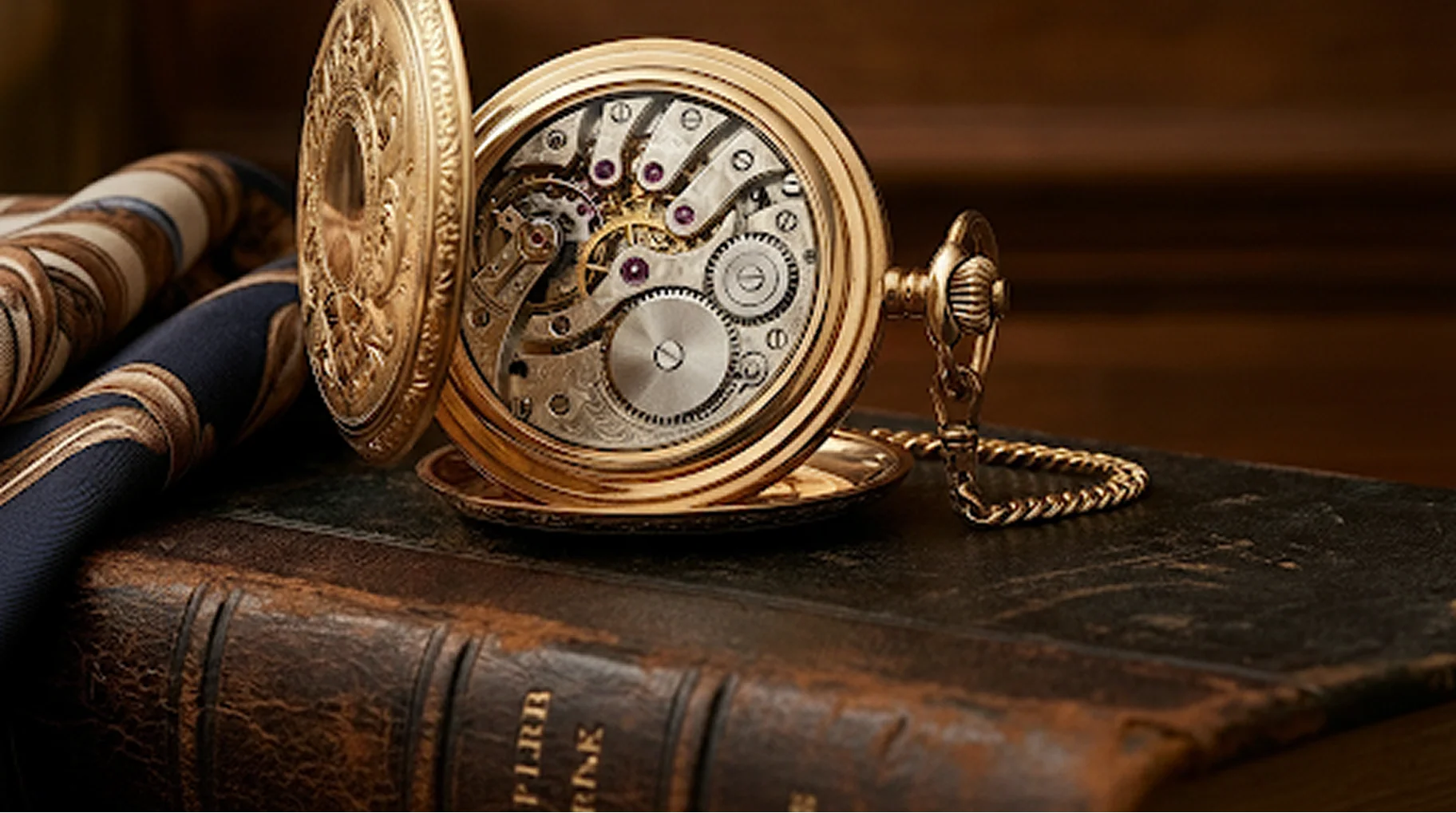 Vintage gold pocket watch