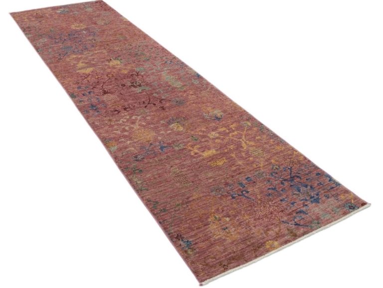 293x81cm “FARAHAN “ Hand Knotted Runner. Stock#:226494