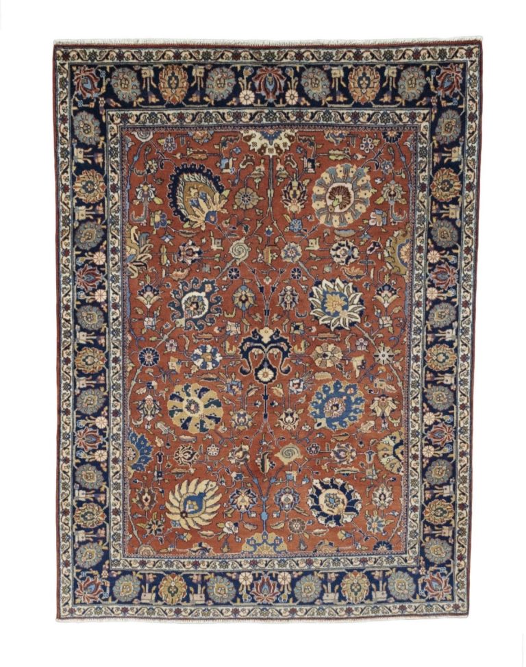 213X153 TABRIZ 40RAJ. Hand Knotted Persian Carpet.Stock#:53728